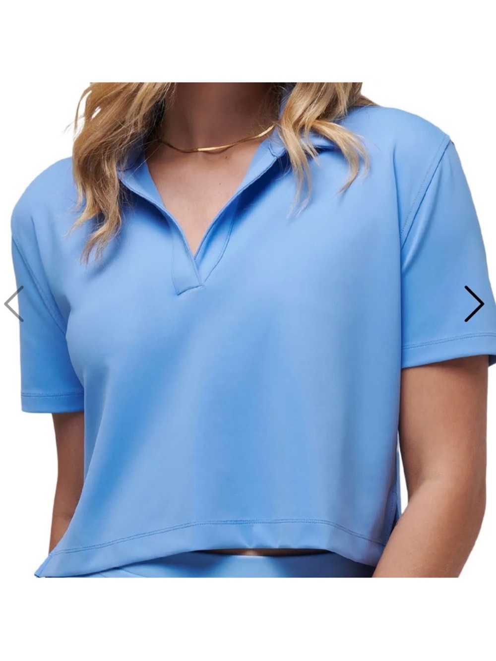 TravisMathew Deco District Polo in Cornflower Blue